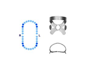 Premolars Rubber Dam Clamp #2AS Flat Serrated Jaws – Pomee USA 712-111