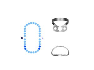 Premolars Rubber Dam Clamp #W2 Flat Jaws – Pomee USA 712-112