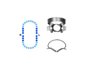 General Molars Rubber Dam Clamp #8A Deeply Festooned Four-Point Jaws – Pomee USA 712-116