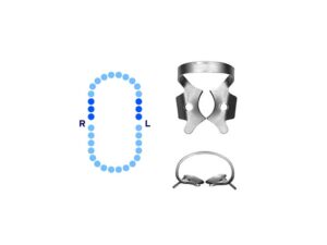 Upper Molars Rubber Dam Clamp #5 Slightly Festooned Jaws – Pomee USA 712-132