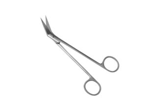 Kelly Scissor 6.25" Angled with 1 Serrated Blade – Pomee USA 712-195