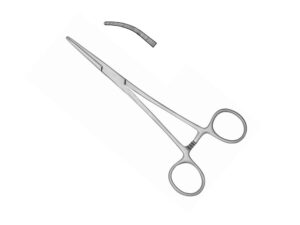Rankin-Crile Forceps 6.25" Curved – Pomee USA 724-1285 | Medical-Grade Hemostat Clamp